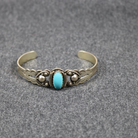 925 sterling native american turquoise bracelet